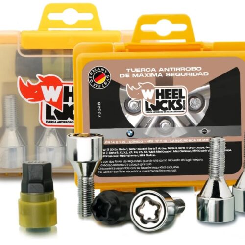 Tuercas Bulon Seguridad Antirrobo Aleman Mini Cooper Todos 73328