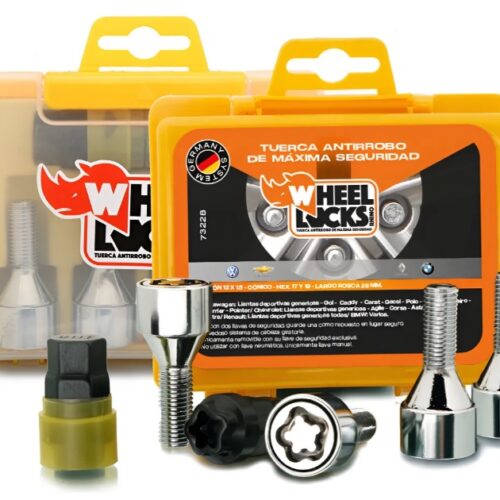 Tuercas Seguridad Antirrobo Aleman Vw Gol Saveiro Polo Caddy 73228