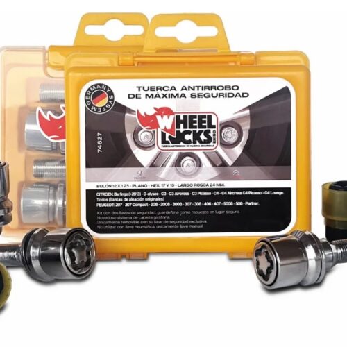 Tuercas Seguridad Antirrobo Aleman Peugeot Citroen Aleacion 74627