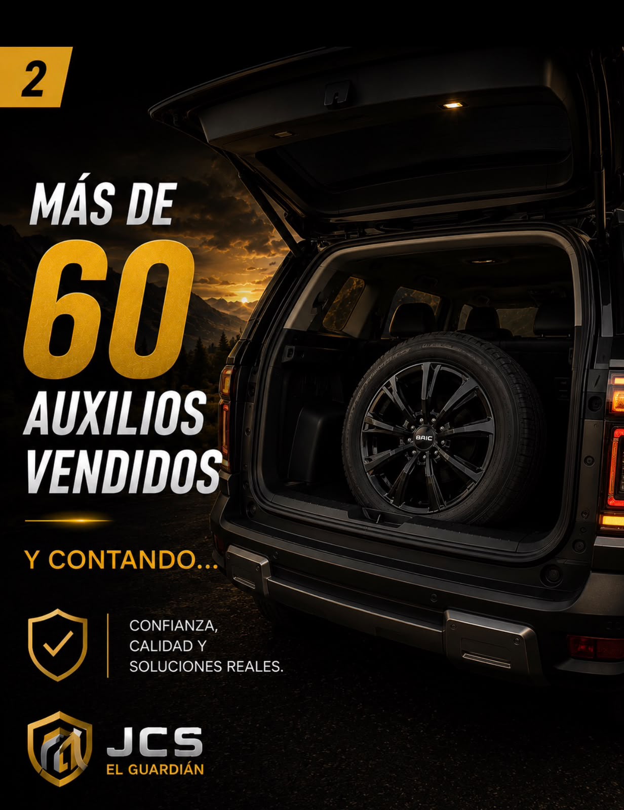 Rueda Auxilio Baic Bj30 Llanta R18 + Neumatico 235/60r18 - Image 7
